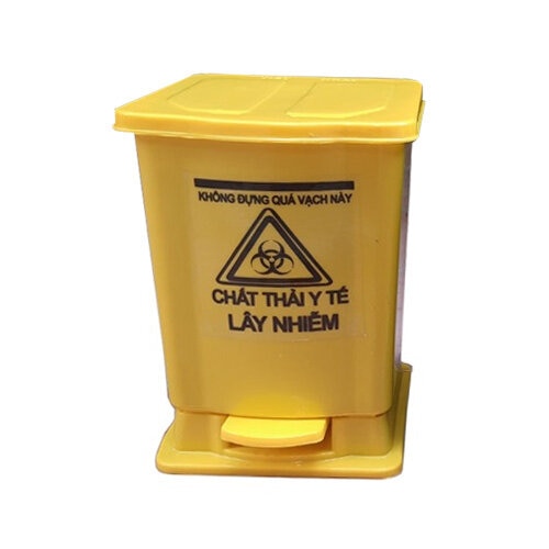 thung rac y te 10l co nap dap vang